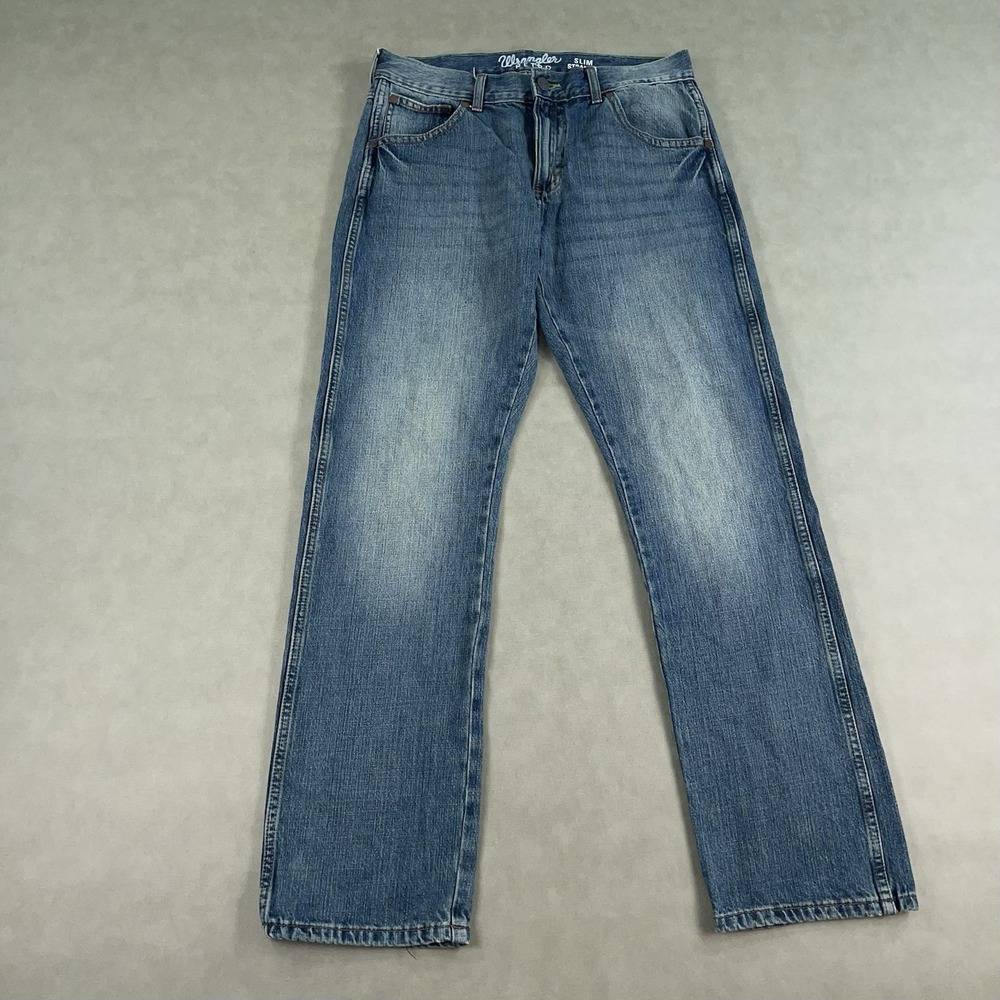 Wrangler Retro Slim Straight Jeans Men's 32x32 Western Stretch Cowboy
